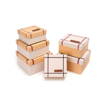 Hot Stamping Nested Leather Bag Packing Boxes